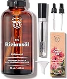 Bionoble Rizinusöl Bio 50ml - 100% Rein, Natürlich,...